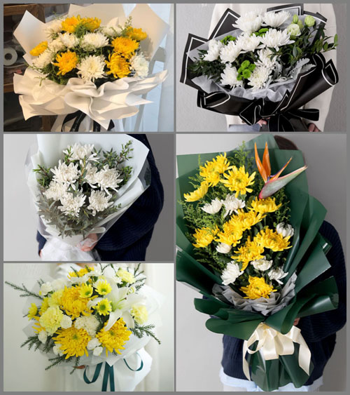 山西忻州五台县门限石乡边家湾村白事花束代送